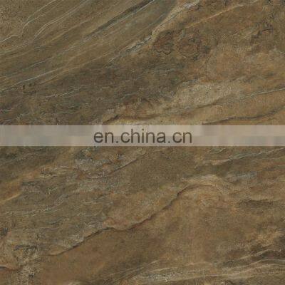 Brown color  amazing Infinite Connect Design  new age design tile in tile market polished surface porcelain floor tile