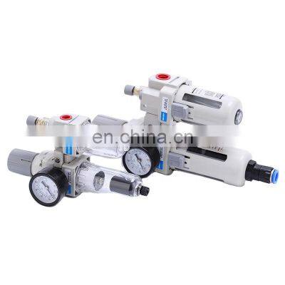 AC5010-06D AC5010-10D Automatic Air Source Treatment Pneumatic Air Filter Regulator And Lubricator With Auto Drain