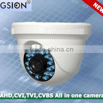 High Quality PAL/NTSC Night vision 720P TVI-AHD-CVI-CVBS All in one Dome Camera