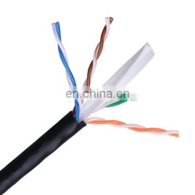 Bulk cable cat6 8 pair solid CCA CAT6 UTP lan cable