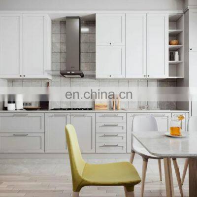 Modern Design High End Kitchen Cabinets Handle-less Look With LED photo-3