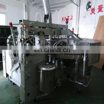 Commercial Waffle Biscuit Baking Line Full Automatic Rolled Sugar Cone Machine