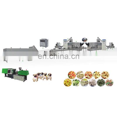 100-150kg/h Pet dog food treats chews processing line making machine