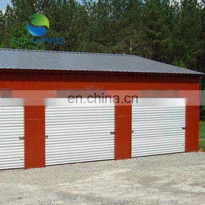 Prefab Metal Steel Structure Car Shed Garage Building Design