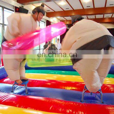 Funny adult inflatable sumo costume jumping sumo wrestling suits