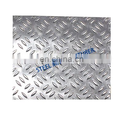 Factory Price High Quality 6000 Series 6063  aluminum alloy steel diamond plate bright embossed sheet 4 by 8