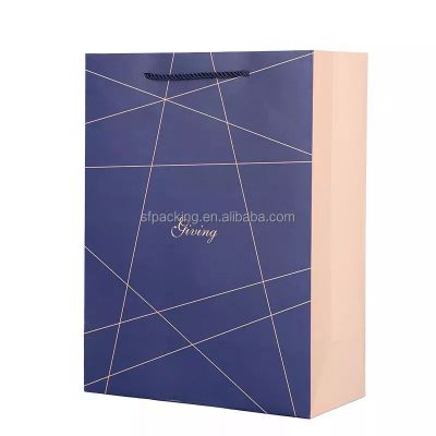 clothing shopping package gift bags with riveted handle