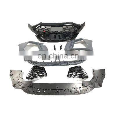 RS3 front Bodykit for Audi A3 S3 car bodikits OEM RS3 Front Bumper with grill for Audi A3 S3 Hatchback or sedan 2020 2021 2022