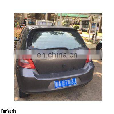 ABS Primer Painted Back LipSpoiler For Yaris 2008-2011 Rear spoiler