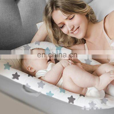 Hot sale Pure Cotton Newborn Baby Portable Folding Baby Travel Nest Bed Baby Nest