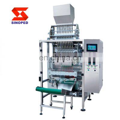 Multi Lane Stick Pack Automatic Liquid Energy Gel Packaging Machine For Liquid Stick Bag