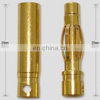 Wholesale High Quality 4mm/5mm Gold Plated Brass Banana Plug