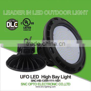 SNC New factory price high lumen UL CUL DLC approved UFO led high bay light 135W