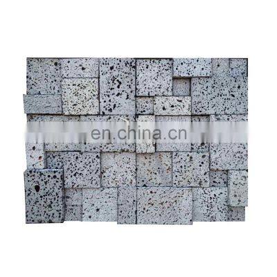 insulated stone wall cladding basalt/garden wall stone block/prices basalt stone