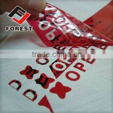 Tamper Evident void security seal Label Sticker, white tamper evident void label                        
                                                Quality Choice