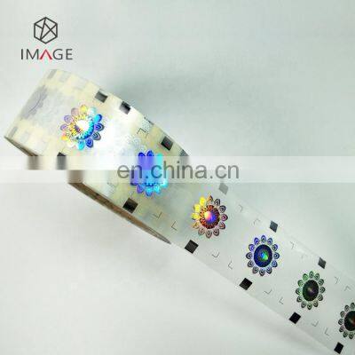 Silver De-metalized Hologram Hot Stamping Foil for Documents Security photo-2