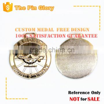 3D custom logo sport medal sport medallion custom gold medals