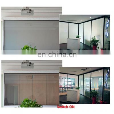 PDLC Magic Glass Film Smart Glass 10mm PDLC Self Adhesive Smart Glass film