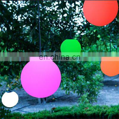 Romantic LED Solar Light party string battery outdoor garden restaurant led hanging pendant chandelier ball globe light lamp