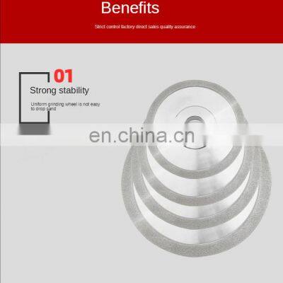 LIVTER Parallel Diamond Alloy Grinding Wheel Universal Knife Grinder Grinder Flat Electroplating Polishing Grinding Wheel photo-5