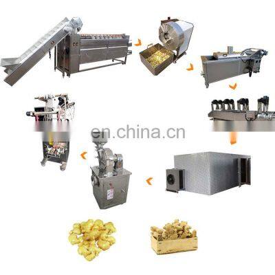 Ginger powder making machine potato french fries dryer machine industrial food dryer machine