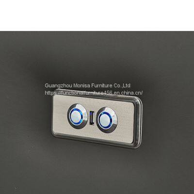 First Layer Cowhide Sofa Living Room Leather Art Intelligent Italian Furniture Corner Small Apartment Sofa Combination photo-5