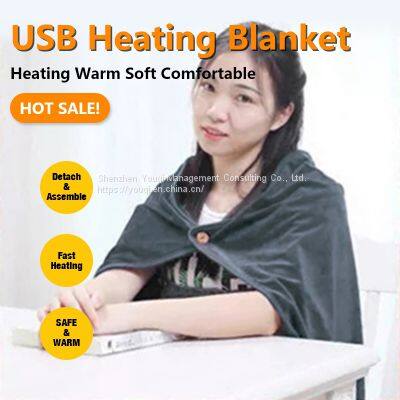 Over Heat Protection USB Electric Blanket/ Fleece Cover USB Electric Blanket/