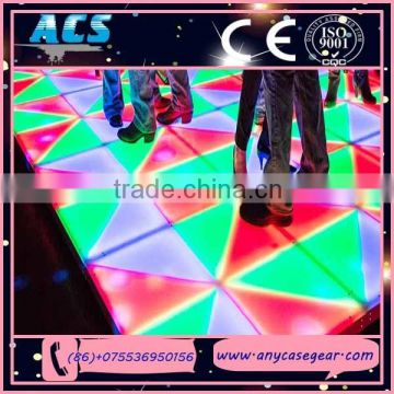 Best popular high brightness led dance floor,dmx full color led dance floor,720pcs led DMX dance floor