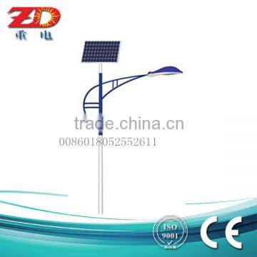 led all in one solar street light with galvanized steel pole