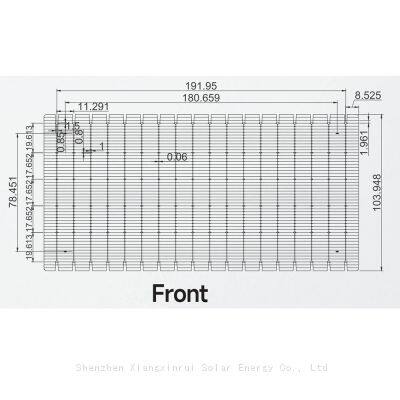 XXR High-Efficiency Solar Cell Ultra-high Conversion Efficiency G12-18BB Series Heterojunction (HJT) Solar Cell