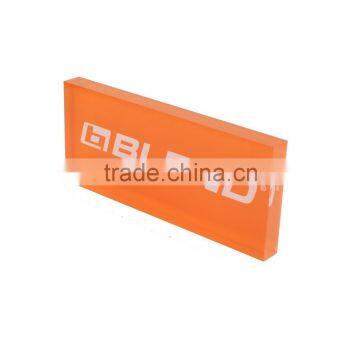 Colored Acrylic Block Acrylic Logo Stamp Block Nameplate Acrylic block wholesale RL016