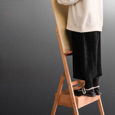 150 CM Wooden Easel Stand Floor Table Studio Art Easel Wood For Artists photo-3