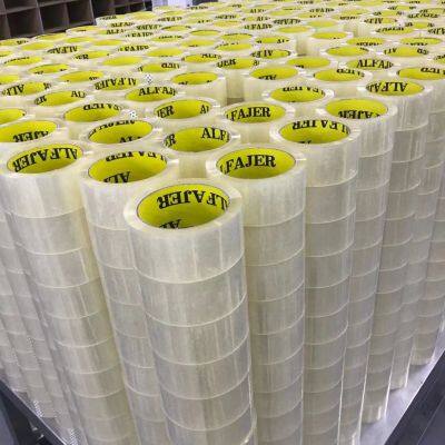 Hot Melt BOPP Adhesive Tape Rubber Adhesive BOPP Tape