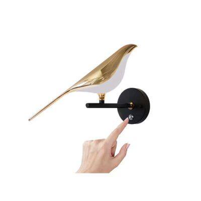 Nordic LED Bird Wall Lamps Bedroom Decor Wall Lights Indoor Bird Wall Lamp photo-4