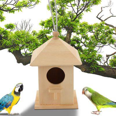Creative Outdoor Solid Wood Bird House photo-2
