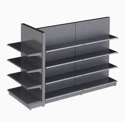 Customized Double Sided Retail?Shelf?Store Display Rack?Shelving?Metal?Supermarket?Shelf