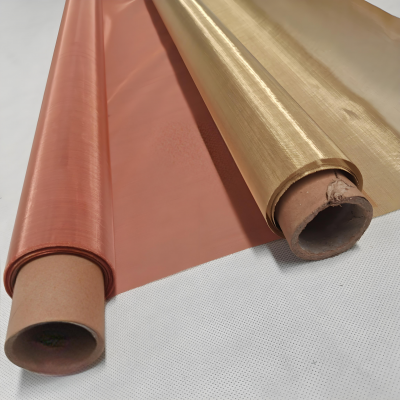 Fine Red Copper Emf Shielding Copper Mesh 200 Mesh Braided Copper Expanded Mesh