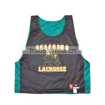 New Custom sublimation Lacrosse pinnies