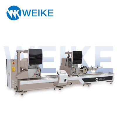 WEIKE CNC High Precision Double Head Cutting Machine 45 Degree/90 Degree CNC Cutting Saw for Aluminum Profile
