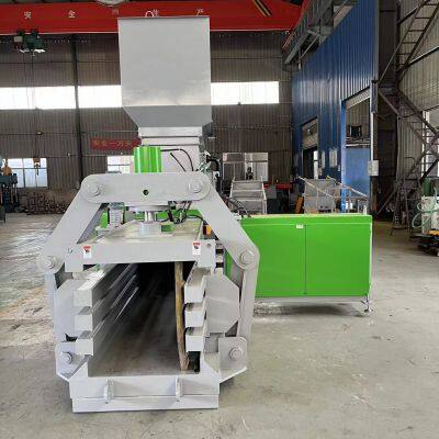 Horizontal Automatic 40T Waste Paper Film Compactor Recycling Machine photo-2