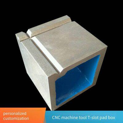 Cast Iron Square Box, Equal-height Pad Box, 90-degree Angle T-slot Inspection Square Cylinder With Good Wear Resistance photo-3