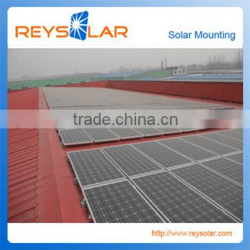 roof solar mounting system steel tile roof solar rail system tile roof solar mount system