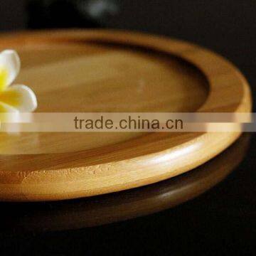 Bamboo Cutting Board Wood Pizza Peel / Cutting Board / Serving Tray Round Pizza Cutting Board photo-3