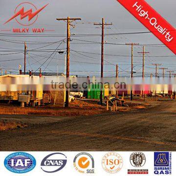 steel utility pole for 11kv transmission line