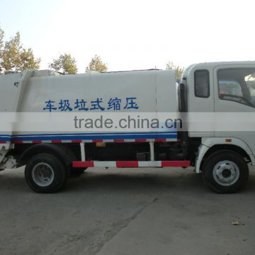 Compressed garbage truck