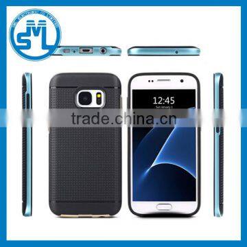 High quality 2in1TPU + PC anti slip shockproof cell phone case for samsung galaxy s7 s7 edge