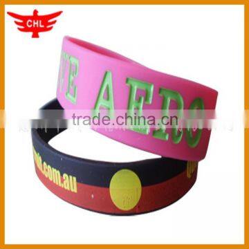 promotion gift 2016 Olympics logo printed silicone bracelets