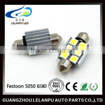 Festoon 5050 6smd canbus Dome light reading light festoon 5050 canbus auto led light