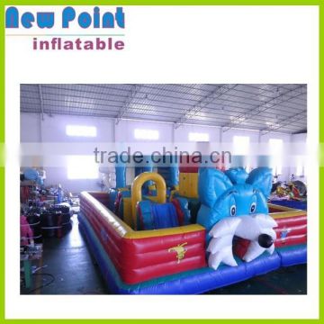 Cute inflatable amusement park,fun city for kids