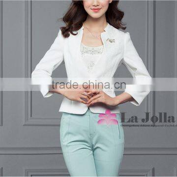 2016 Hot Sale Fsshion women office suit ladies business suit design LBS-007